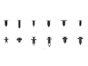 RED TECHNIC RTKST0098 Klipy a spony na čalounění 240ks