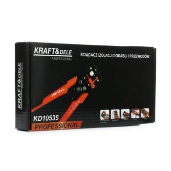 Kraft&Dele KD10535 Kleště na odizolování kabelů vodičů stahovák 0,5 - 6mm