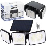 IZOKSIS 24889 Solární 180 LED osvětlení s čidlem pohybu a soumraku
