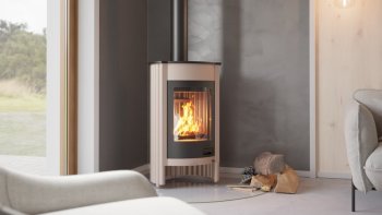 HS FLAMINGO krbová kamna MASTERFLAMME Medie I - krémová