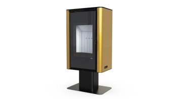 Krbová kamna DEFRO HOME SOLUM TOP - červená