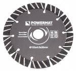 POWERMAT PM-TDB-133x4,5x20 Diamantový kotouč pro drážkovací frézy 133x20mm