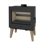 Krbová kamna NORDflam SKANE, 9 kW, černá