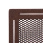 Krbová mřížka 10x20 cm, PREMIUM TREND hnědý brokát