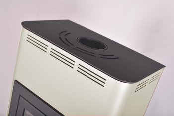 HS FLAMINGO krbová kamna AQUAFLAM 12 s výměníkem základní regulace krémová