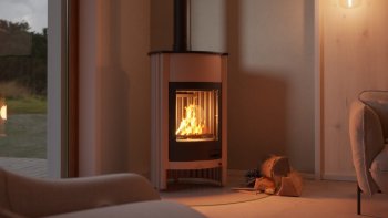 HS FLAMINGO krbová kamna MASTERFLAMME Grande I - krémová