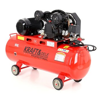 Kraft&Dele olejový kompresor dvoupístový 100l 400V KD404