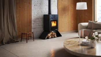 HS FLAMINGO krbová kamna DELUXE SENAI - černá