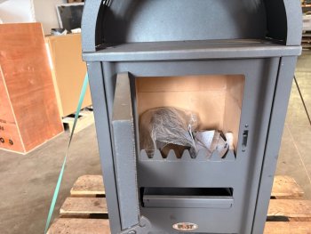 BLIST krbová kamna VIENNA - červená (II. jakost)