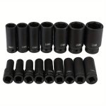 Kraft&Dele KD11769 Rázové hlavice 1/2" 10-32 mm 16ks