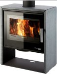 HAAS+SOHN krbová kamna JONSBO - černá/Speckstein
