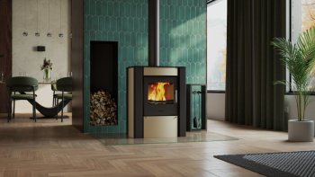 HS FLAMINGO krbová kamna AMOS - krémová