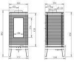 INVICTA krbová kamna IWAKI antracit 6106-44