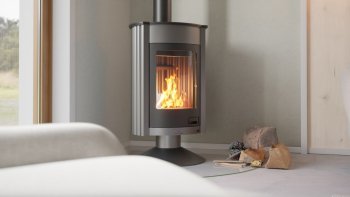 HS FLAMINGO krbová kamna MASTERFLAMME Medie II - šedá