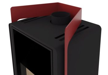 HS FLAMINGO krbová kamna DELUXE PULAU - červená