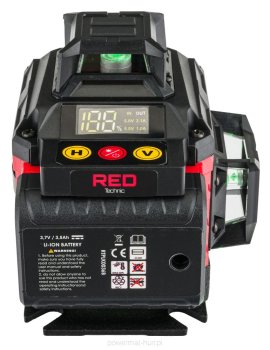 POWERMAT RTPLK0036 Křížový laser 4D zelený 360°