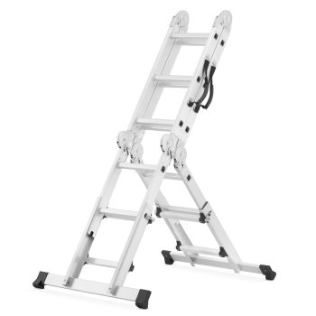 Higher teleskopický kloubový žebřík 4x3 s plošinou ML-103D