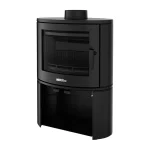 Krbová kamna NORDflam MODENA, 7,5 kW, černá