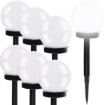Solární zahradní lampa GARDLOV koule sada 6 ks, 23562