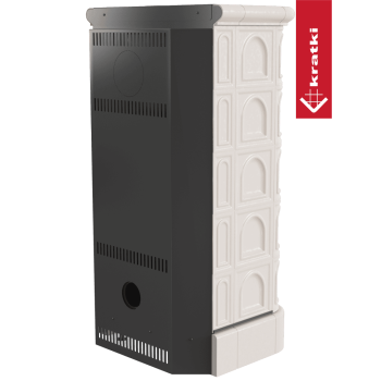 KRATKI kachlová kamna BLANKA 8 krémová