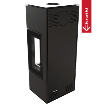 KRATKI krbová kamna THOR View - černá