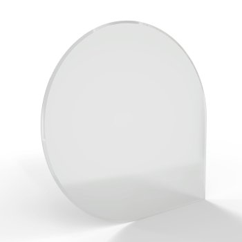 Sklo pod kamna - FLAMINGO Kapka 1100x1100 mm, fazeta, / 6 mm