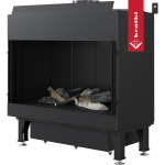 KRATKI Krbová plynová vložka LEO 70/G20 na zemní plyn, levé prosklení