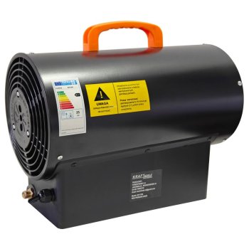 Kraft&Dele plynový ohřívač KD11700 s termostatem a regulátorem tlaku - 25 kW
