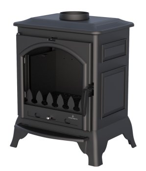 Krbová kamna BRONPI ORDESA, 10 kW, černá