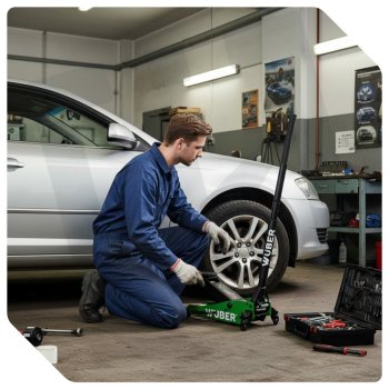 WUBER W22025 Nízkoprofilový hydraulický zvedák pojizdný 1,5T 90-365 mm