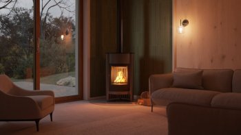 HS FLAMINGO krbová kamna MASTERFLAMME Grande I - šedá