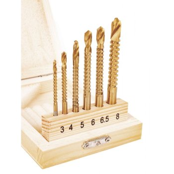 Kraft&Dele KD997 frézovací sada vrtáků 3-8mm 6ks