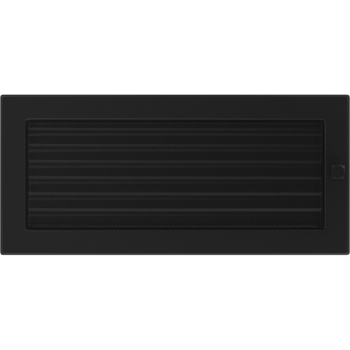 Krbová mřížka 17x37 BASIC černá s žaluzií