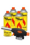 Alpen Camping plynový hořák + 4x kartuše