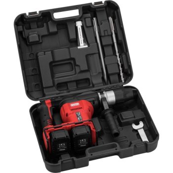AKU příklepové vrtací kladivo Kraft&Dele KD3192, 2 x 4 Ah, 42 V