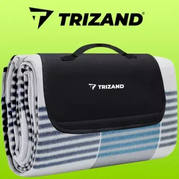 TRIZAND 21077 Plážová zateplená pikniková deka 200x200cm