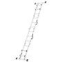Higher teleskopický kloubový žebřík 4x3 s plošinou ML-103D