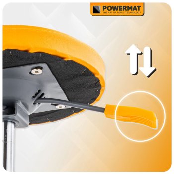 POWERMAT PM-SWA-150T Teleskopické dílenské sedátko