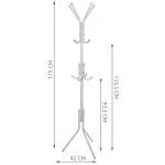 RUHHY 23814 Stojací věšák 170 cm bílý