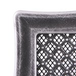 Krbová mřížka 10x20 cm, PREMIUM DECO stříbrná patina