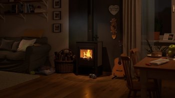 HS FLAMINGO krbová kamna KUALA - krémová