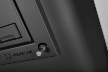 HS FLAMINGO krbová kamna AQUAFLAM 25 s výměníkem manuální regulace černá