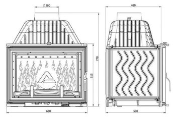 KAWMET krbová vložka W17 ECO - 16,1 kW