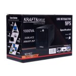 Kraft&Dele KD1927 záložní zdroj UPS 1000VA LED