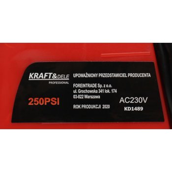 Kraft&Dele KD1489 autokompresor 12/230V