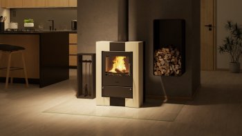 HS FLAMINGO krbová kamna ESPO II - Krémová