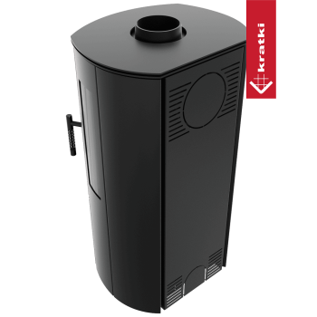 KRATKI krbová kamna FALCON View - černá