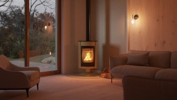 HS FLAMINGO krbová kamna MASTERFLAMME Medie II - olivová