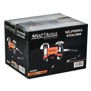 Kraft&Dele KD567 dvoukotoučová bruska s přímou bruskou 250W