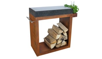 ARTISS Stůl Corten velký 80 x 45 x 91 cm - žula